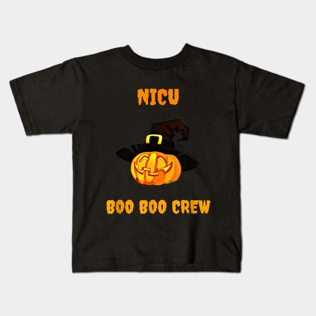 Halloween Neonatal Nurse Kids T-Shirt by Christyn Evans